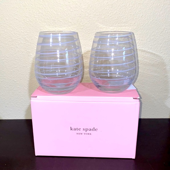 kate spade Dining New Kate Spade Charlotte Street Stemless Wine